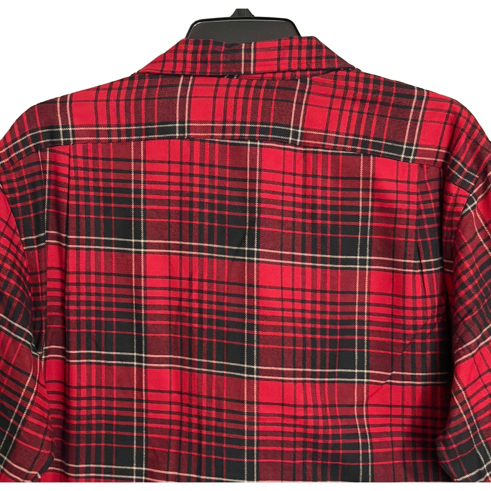 Polo Ralph Lauren Men's Medium Performance Camp Shirt Classic Fit Red Black