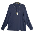 Polo Ralph Lauren Polo Shirt Men's XXL Classic Fit Long Sleeve Spring Navy