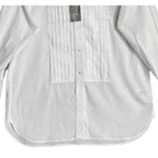 Polo Ralph Lauren Shirt Men's Large 16.5 32/33 Tuxedo Shirt Stretch White