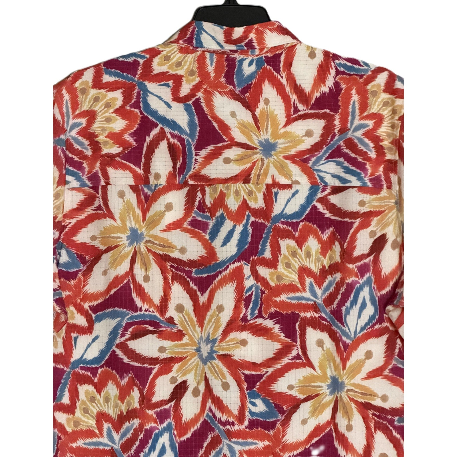 Tommy Bahama Shirt Men's XL Short Sleeve Bahama Coast Flora Fusion Gem Berry