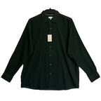 Peter Millar Cotton Cashmere Corduroy Sport Shirt Men's XL Deep Verdant