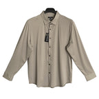 Alfani Alfatech Dress Shirt Men's XL Long Sleeve Button-Up Nylon Stretch