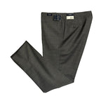 Daniel Cremieux Dress Pant Men's 46R Traveler Raw Hem Comfort Waist Gray