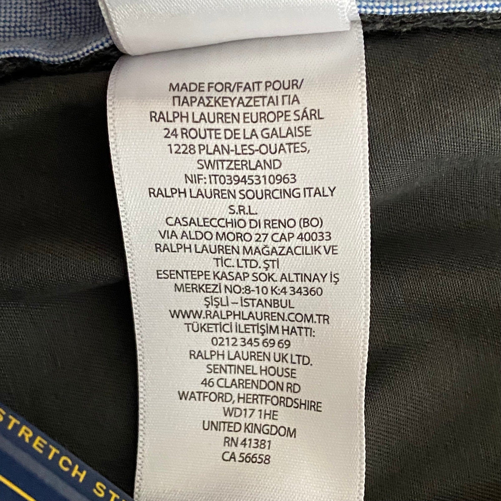 Polo Ralph Lauren Pants Men's 32"x30" Bedford Chino Flat Front Stretch Gray