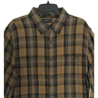 AG Los Angeles Shirt Men's XL Classic Fit Mason Work Shirt Brown Black Plaid