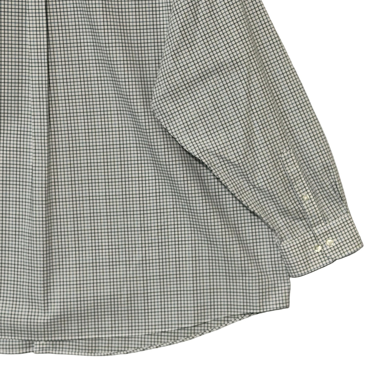 Roundtree & Yorke Performance Dress Shirt Men's 4XB LS Big & Tall White Check