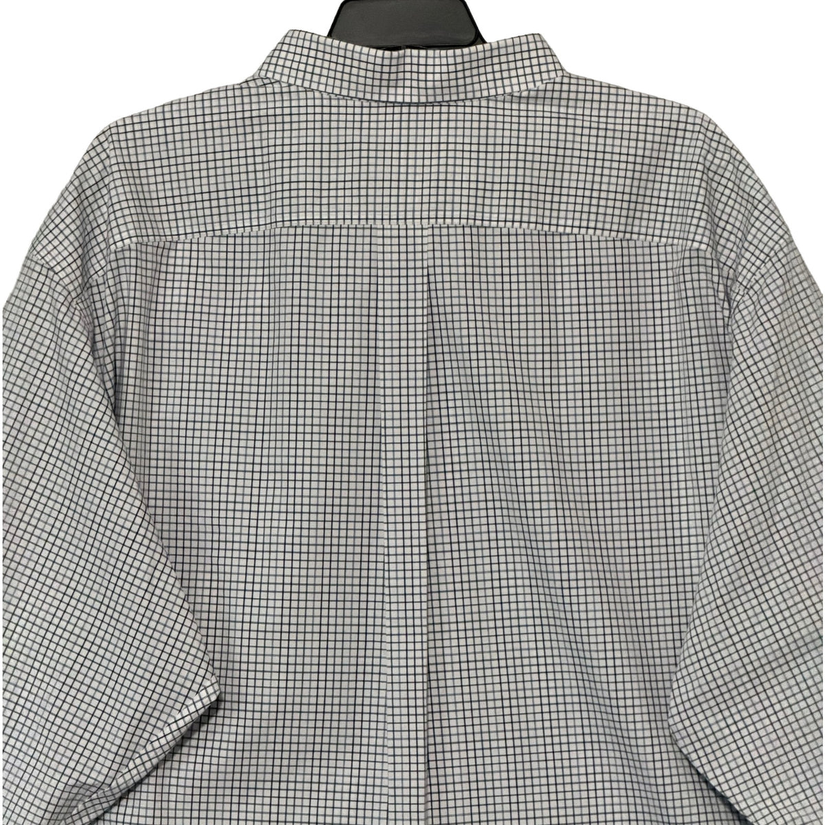 Roundtree & Yorke Performance Dress Shirt Men's 4XB LS Big & Tall White Check