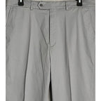 Nautica Men's Suit 2-Piece 36R 30W Bi-Stretch Cotton Gaff Solid Grey