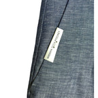 Perry Ellis Portfolio Pants Men's 33"x30" Modern Fit Linen Blend Blueprint