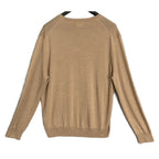 Polo Ralph Lauren Men's XXL V-Neck Sweater Merino Wool Brown