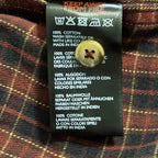 BDG Flannel Shirt Men's XL Long Sleeve Button Up Red Black Gingham