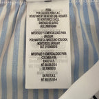 Lacoste Sleepwear Men's XL Poplin Pajama Shorts Cotton Blue Pinstripe NEW