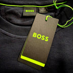Boss Salbo Pullover Sweatshirt Men's 3XL Big & Tall Crew Neck Black