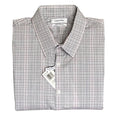 Calvin Klein Shirt Men's XL Stain Shield Extra Slim Fit Long Sleeve Plaid