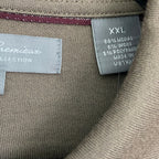 Daniel Cremieux Signature Collection Men's XXL Long Sleeve Polo Shirt Brown