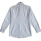 Boss Dress Shirt Men's Medium 15.5 32/33 Sharp Fit Long Sleeve Cotton Blue