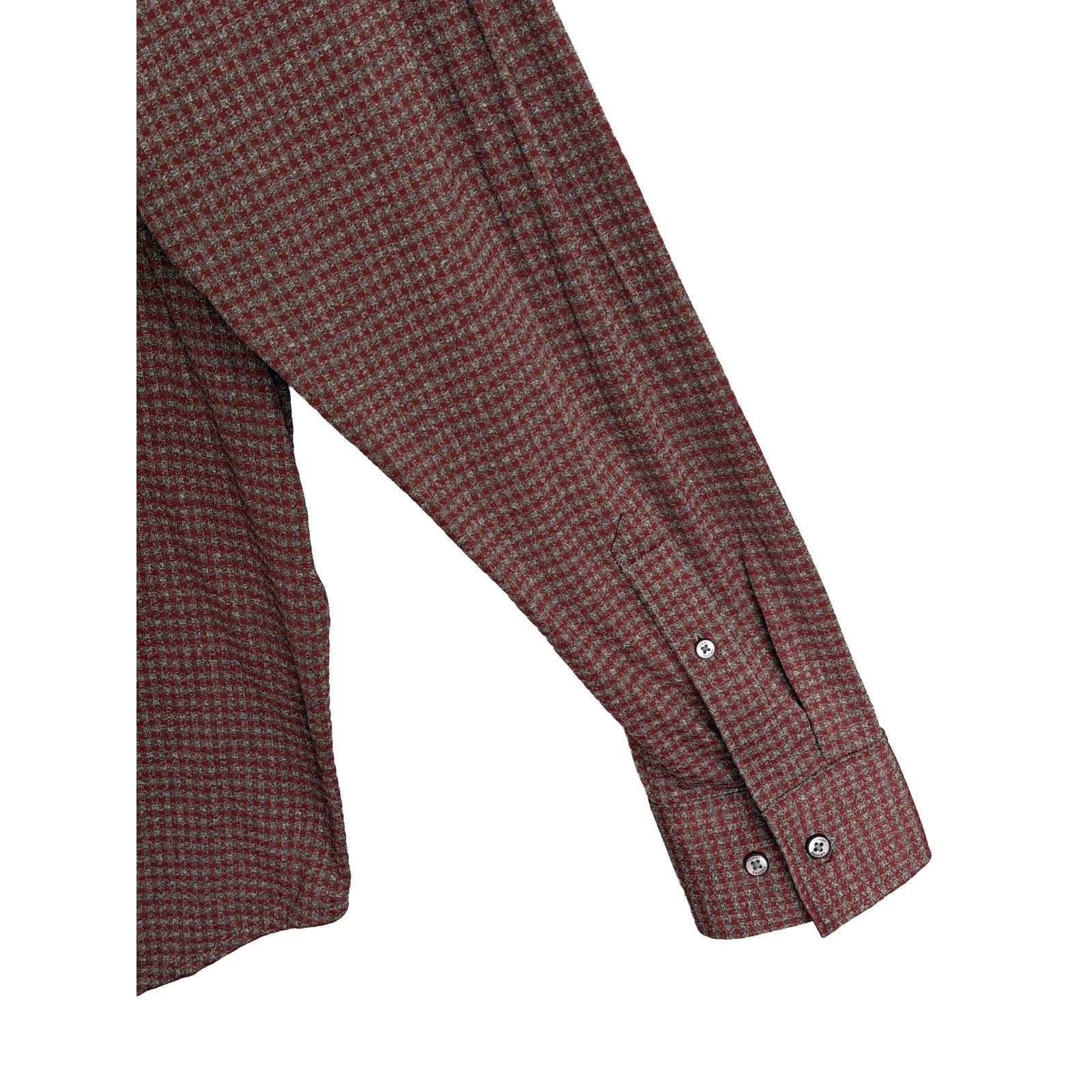 Tommy Bahama Shirt Men's XL "San Sebastian Check" Shirt Pinot Noir