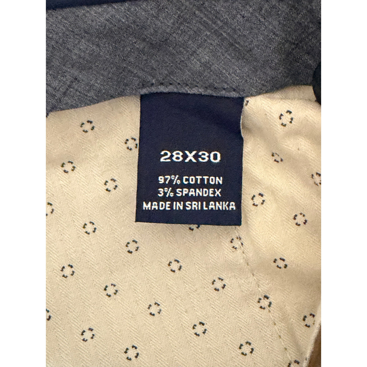 Daniel Cremieux Slim Fit Chino Men's 28"x30" Comfort Stretch Tapered Leg Tan