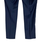 Ted Baker London Pant Men's 42R Wool Joey Dress Pant Solid Navy Blue Raw Hem