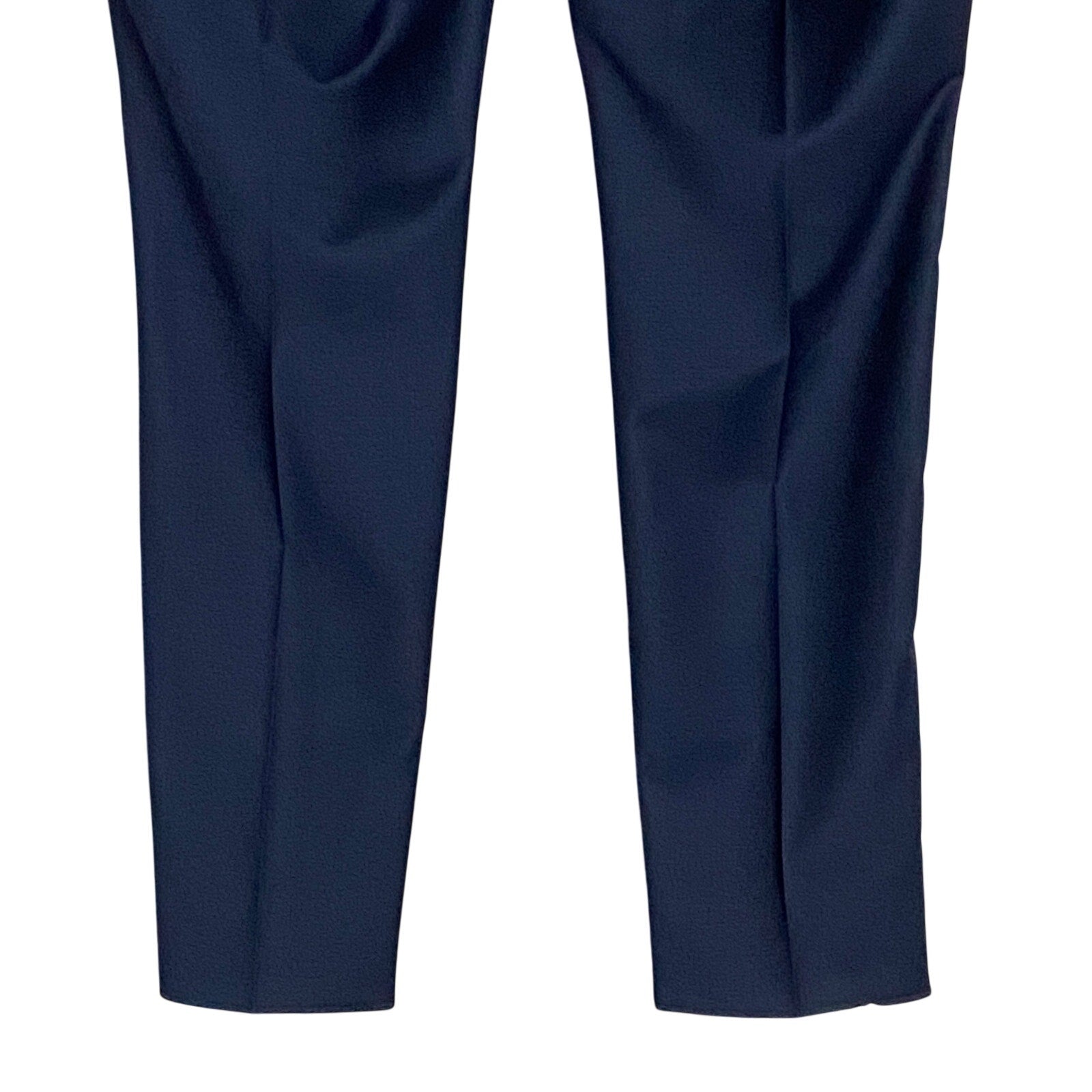 Ted Baker London Pant Men's 42R Wool Joey Dress Pant Solid Navy Blue Raw Hem