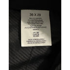 Kenneth Cole Dress Pants Men's 36"x29" Stretch Slim Fit Large Blue Plaid