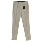 Armani Exchange Dress Pant Men's 32W Flat Front Raw Hem Stretch Wool Taupe