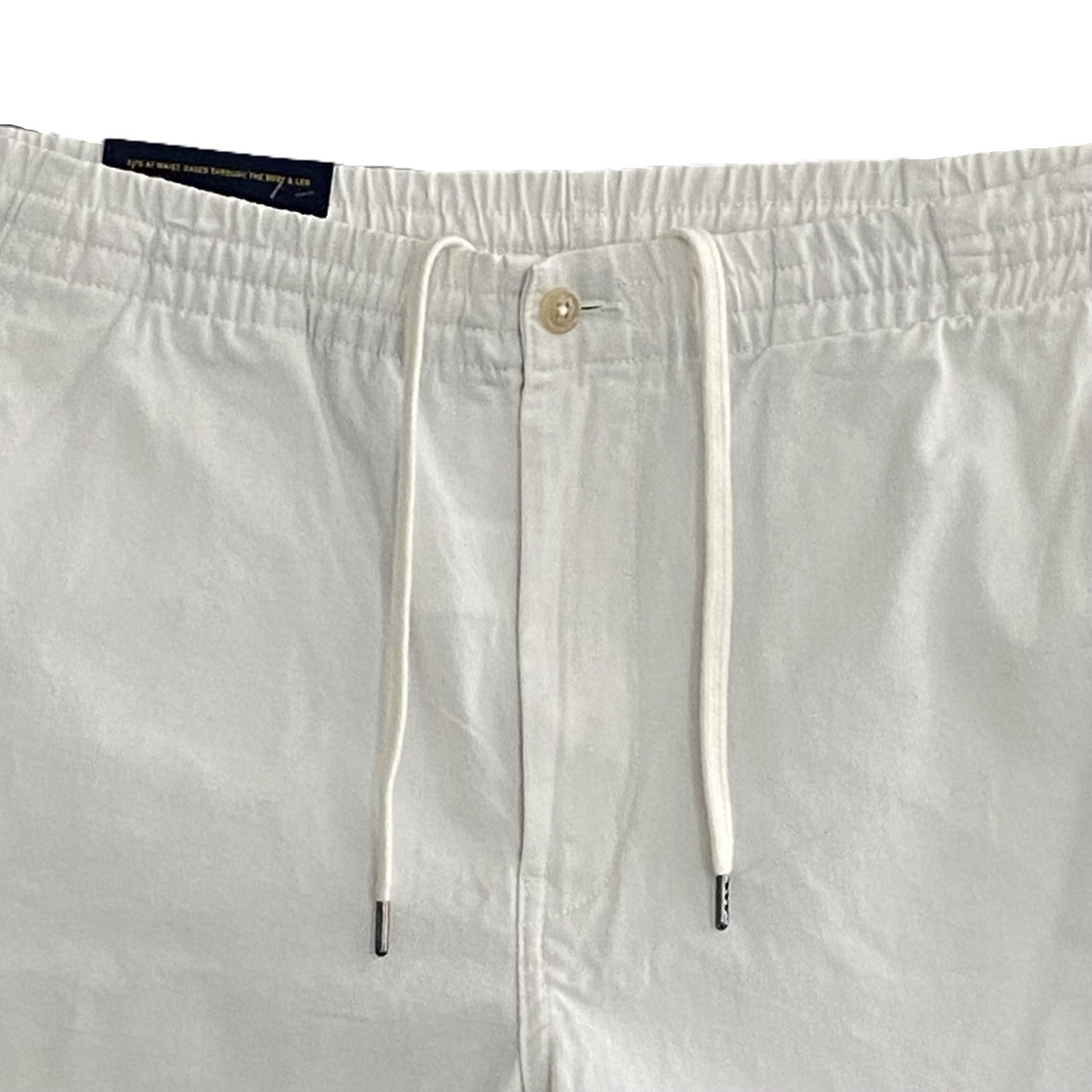 Polo Ralph Lauren Shorts Men's XL Stretch Classic Fit Drawstring Waist White