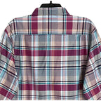 Tommy Bahama Men's Small "Lazlo Cheers Check" Shirt Silk Blend Stretch