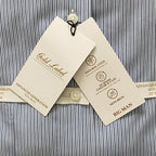 Roundtree & Yorke Shirt Big & Tall Men's 19 36/37 Blue Pinstripe Dress Shirt