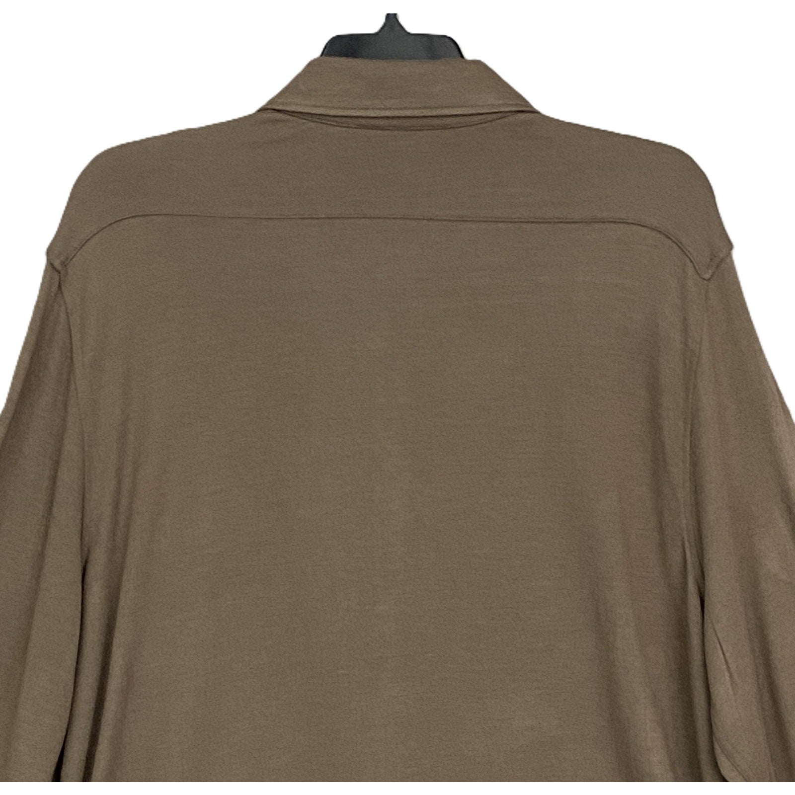 Daniel Cremieux Signature Collection Men's XXL Long Sleeve Polo Shirt Brown