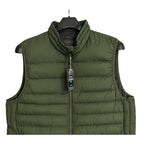 Roundtree & Yorke Down Vest Men's XLT Full Zip Packable Pockets Hunter Green