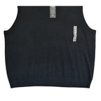Hart Schaffner Marx Sweater Vest Men's 3XB Big & Tall Wool Navy Heather NWT