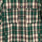 Bass Outdoors Men's Large Sherpa-Lined Jacket Green Plaid