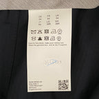 Boss Dress Trousers Men's 38x32 Wool/Silk/Linen Blend Pleated Cuffed Blue