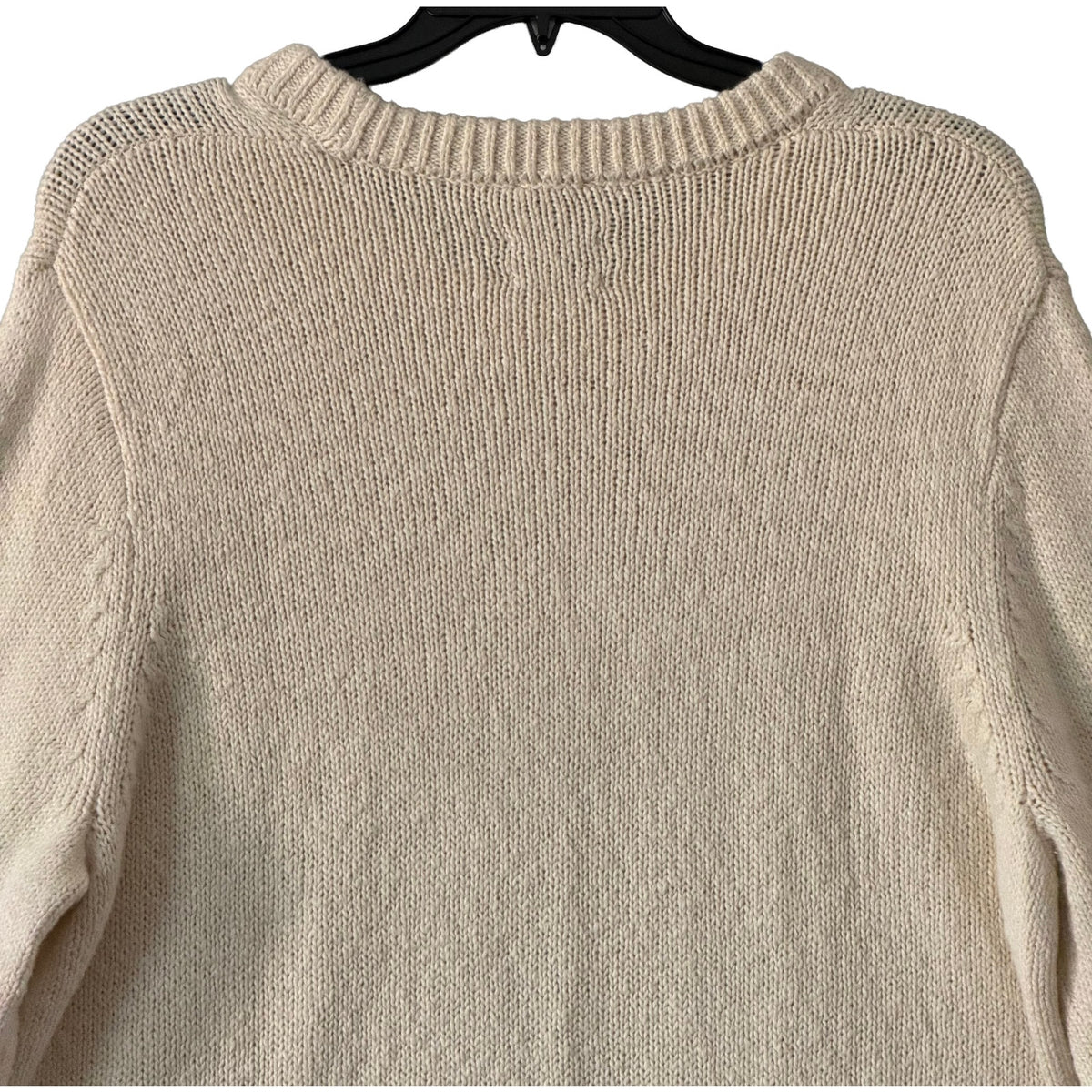 Faherty Heirloom Cotton Sweater Men's 2XLT Organic Cotton Crew Neck Bone
