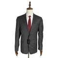 Armani Exchange Suit Jacket Men's 40 Regular Wool Solid Grey NEW