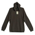 BFD Malibu Hoodie Men's Small Waffle Thermal Long Sleeve Hoodie Carbon