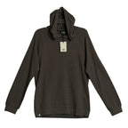BFD Malibu Hoodie Men's Small Waffle Thermal Long Sleeve Hoodie Carbon