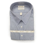 Roundtree & Yorke Shirt Big & Tall Men's 20 36/37 Blue Pinstripe Dress Shirt