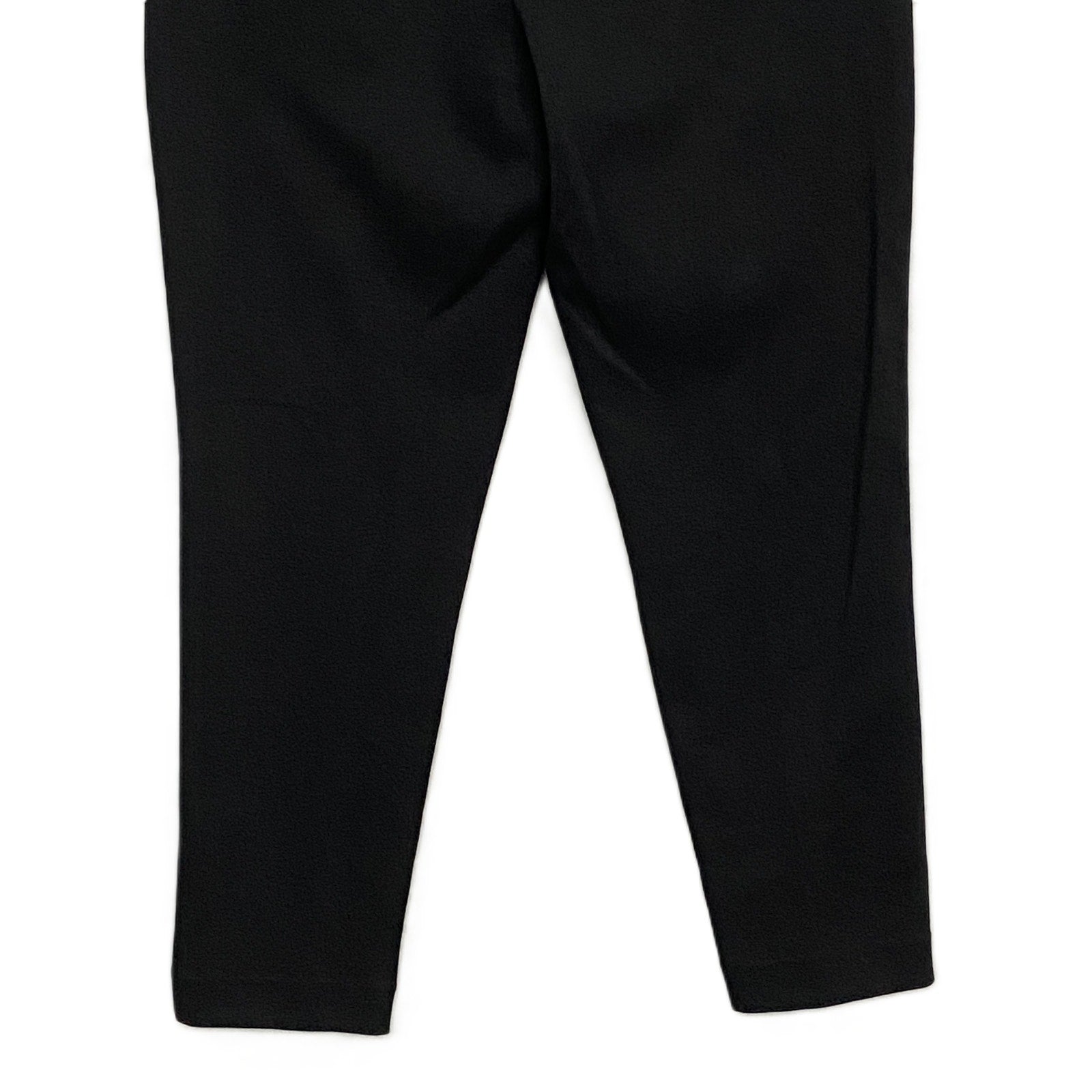 Michael Kors Men's Medium Cotton Blend Pants Drawstring Pleated Front Black