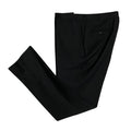 Ted Baker Joey Pants Men's 40R Wool Dress Pant Solid Black Raw Hem