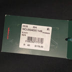 Ted Baker Joey Pants Men's 40R Wool Dress Pant Solid Black Raw Hem