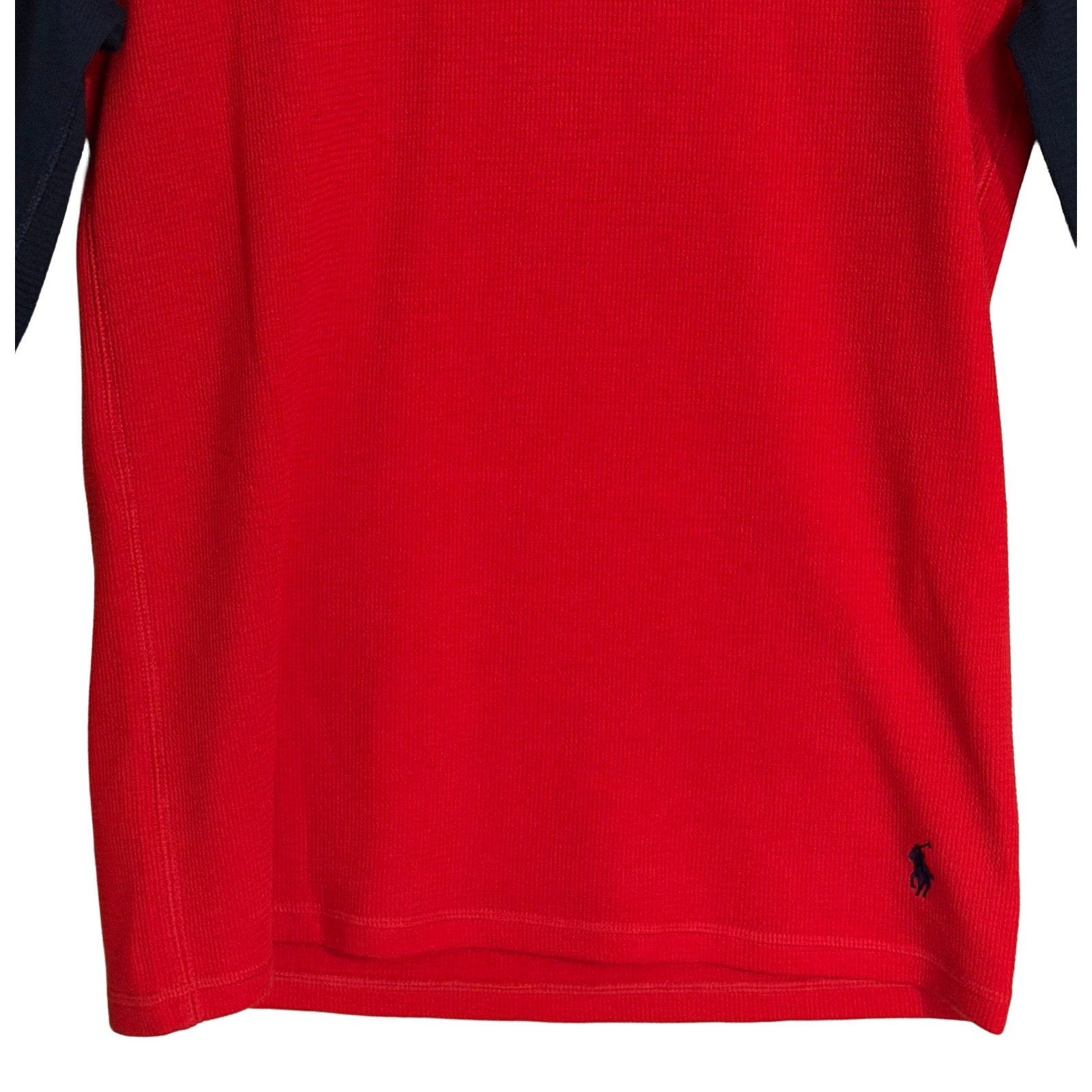 Polo Ralph Lauren Sleepwear Men's Small Crew Neck Long Sleeve Shirt Red Blue