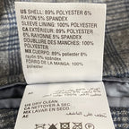 Bar III Sport Coat Men's 40 Long Slim Fit Stretch Fabric Grey Check