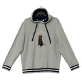 Daniel Cremieux Logo Hoodie Men's XL Drawstring Hood Grey Heather