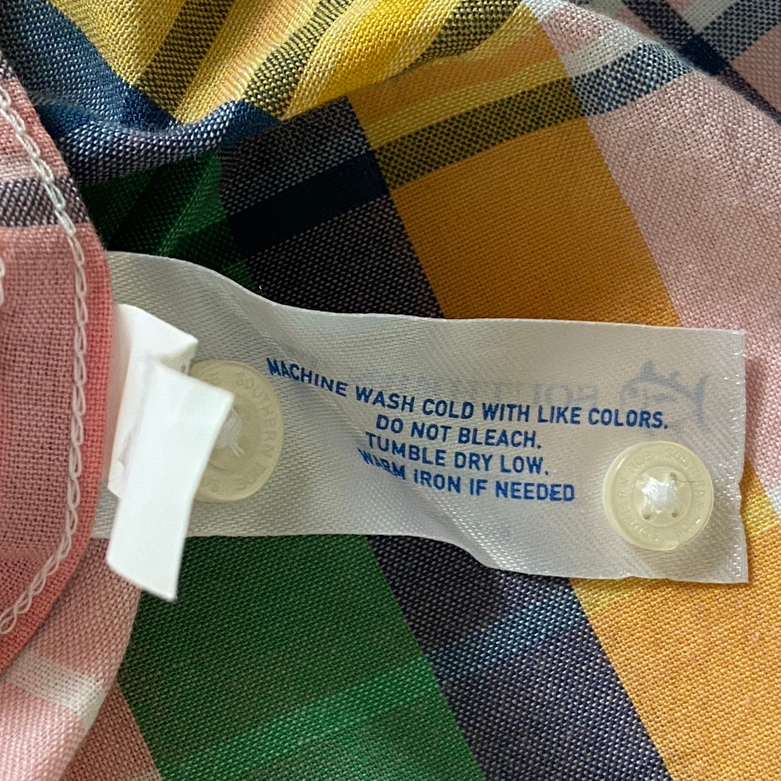 Southern Tide Casual Shirt Men's Medium Long Slv Button-Down Multi-Plaid