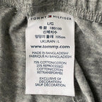 Tommy Hilfiger Lounge Pant Men's Large Elastic Drawstring Waist Gray Heather