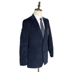 Nautica Sport Coat Men's 40 Long Corduroy Sport Coat Modern Fit Navy Blue