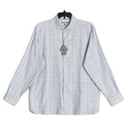 Visconti Black Men's XL Organic Cotton Long Sleeve Button Up Shirt White