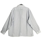 Daniel Cremieux Linen Shirt Men's XXL Signature Albini Fabrics Blue & White